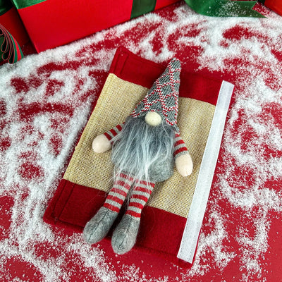 Christmas Faceless Old Man Appliance Handle Covers