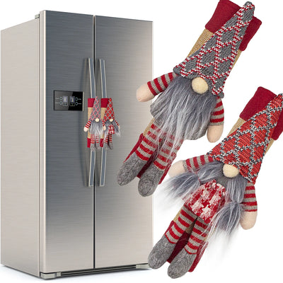 Christmas Faceless Old Man Appliance Handle Covers