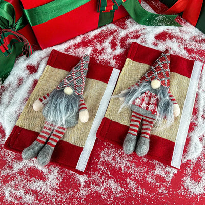 Christmas Faceless Old Man Appliance Handle Covers